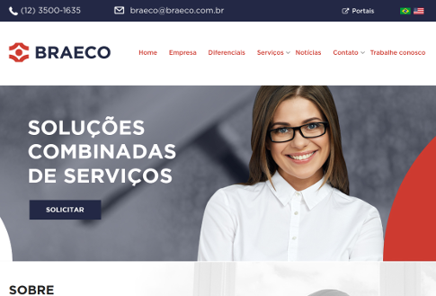 Site BRAECO Serviços